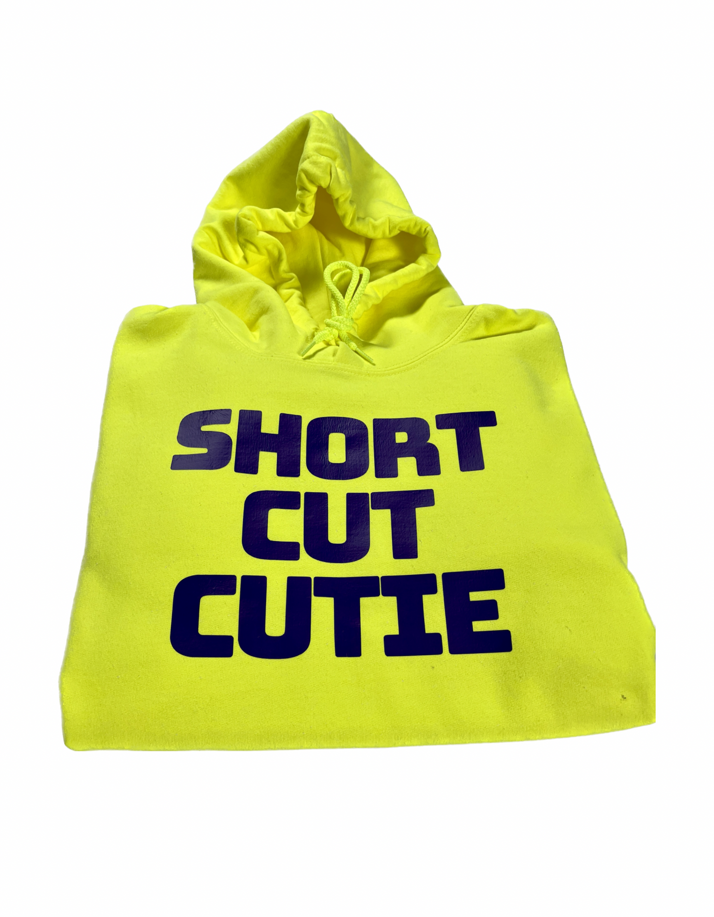 Short Cut Cutie Neon Hoodie
