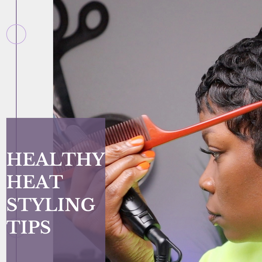 Healthy Heat StylingTips  for Short Relaxed  Hair 