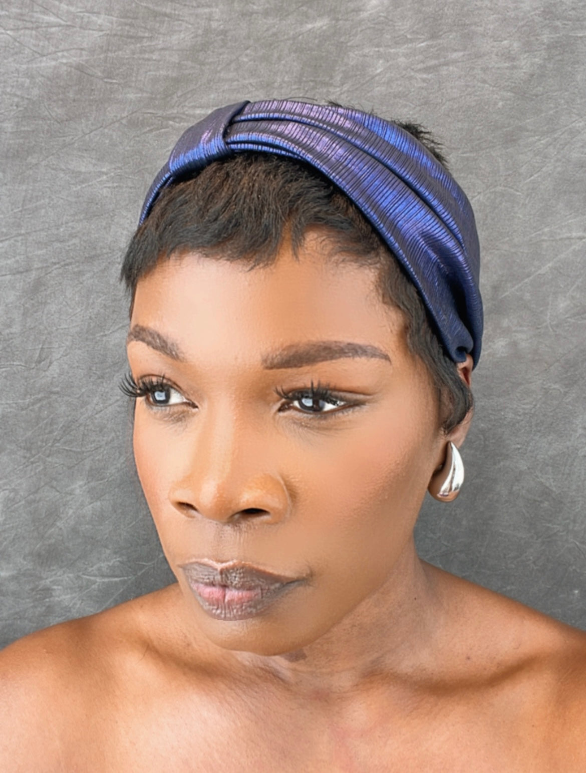 Metalic Turban Style Headband